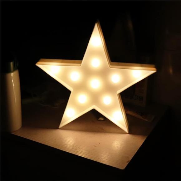 3 PCS 3D Crescent Moon Light Cloud Led Star Lamp, Decorative Night Lights Room - Picture 3 of 7